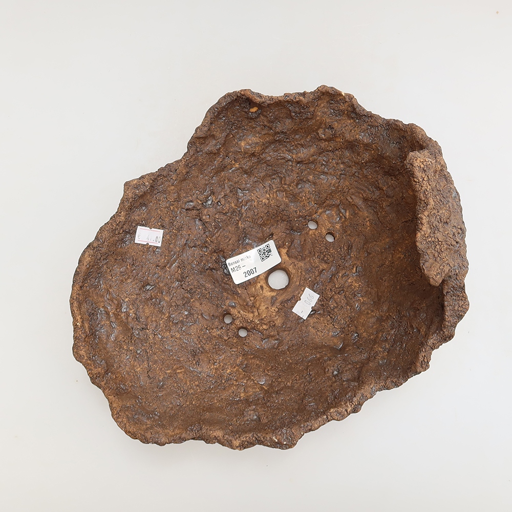 Keramikschale 22 x 19 x 16,5 cm, Farbe: braun