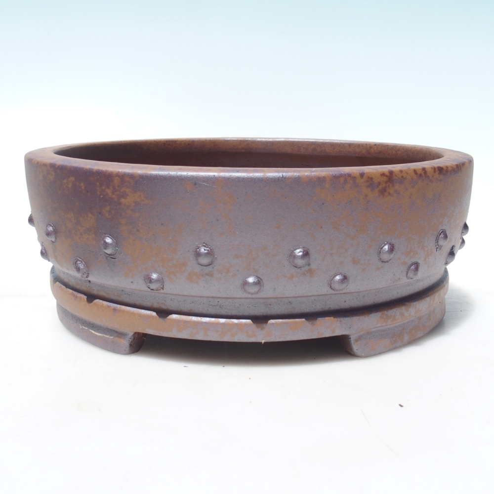 Schale 25 x 25 x 9 cm braun
