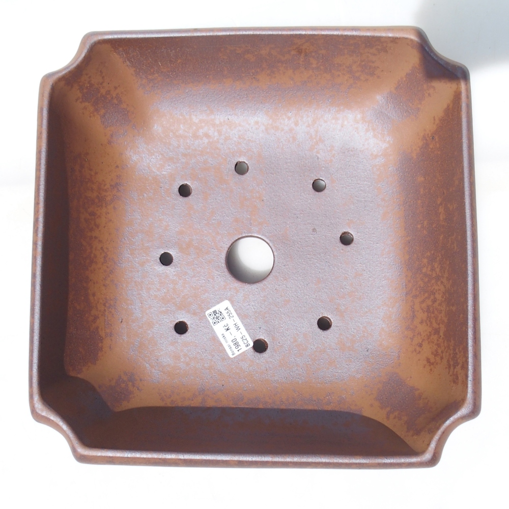 Schale 30 x 30 x 11 cm braun
