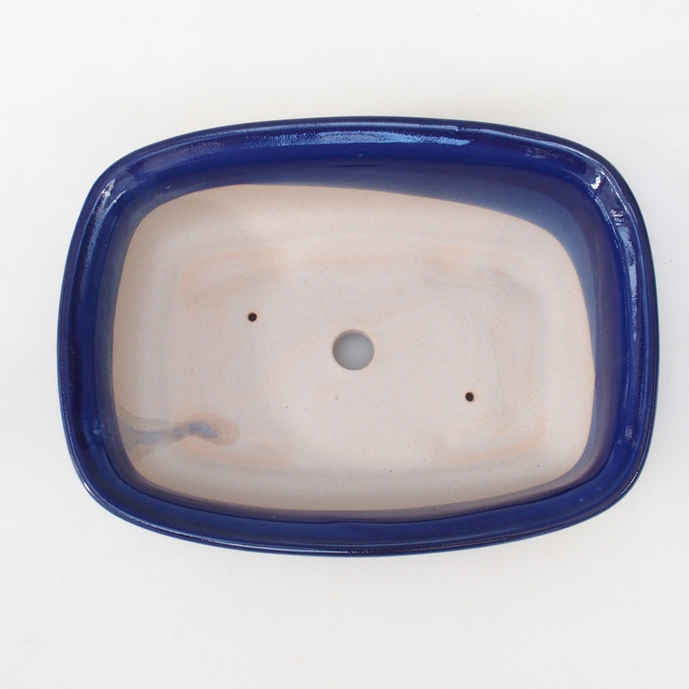 Bonsaischale H08 - 25 x 19,5 x 6 cm - blau