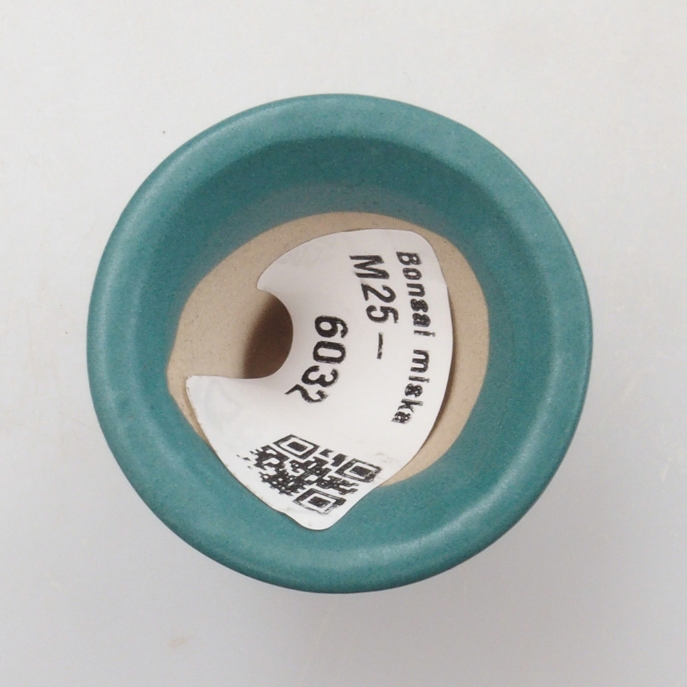 Bonsaischale aus Keramik 6,5 x 5,5 x 4 cm, Farbe blau