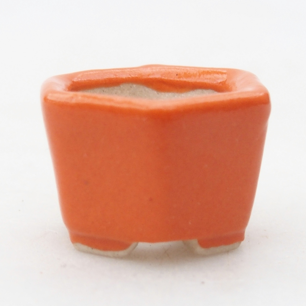 Mini-Bonsaischale 2,5 x 2 x 1,5 cm, orange