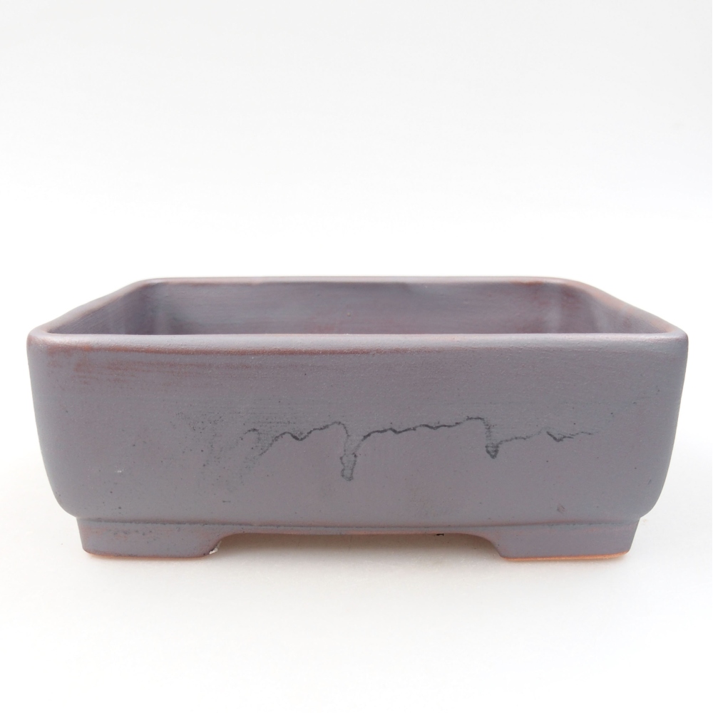 Bonsaischale aus Keramik 15,5 x 12 x 6 cm, Farbe blau