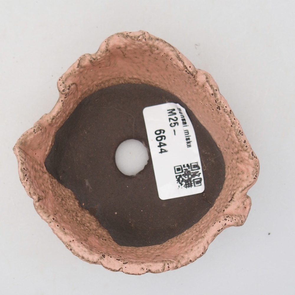 Keramikschale 9 x 8,5 x 4 cm , Farbe rosa