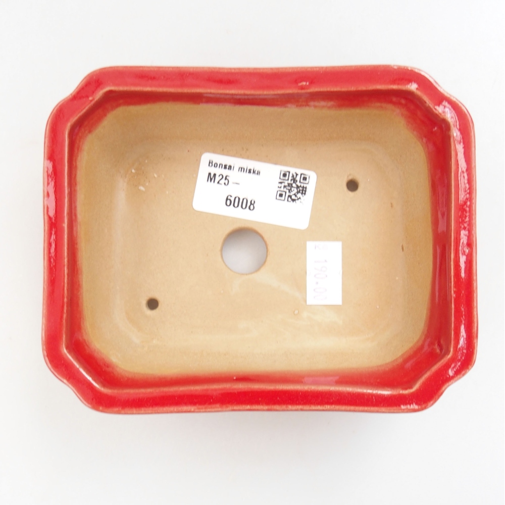 Bonsaischale aus Keramik 15,5 x 12 x 6 cm, Farbe blau