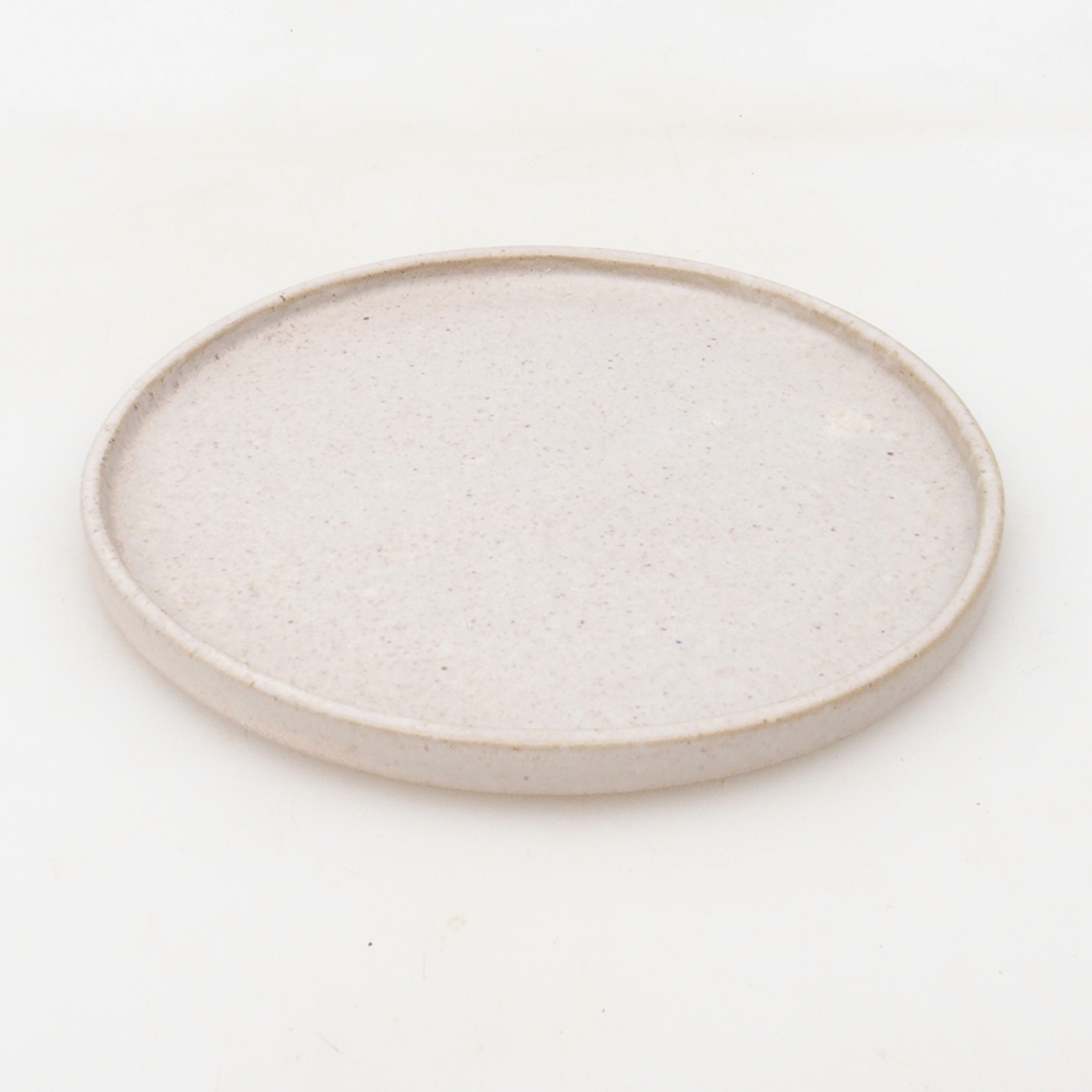 Runde Bonsai-Konsole D7-S - 16 x 16 x 1 cm - beige