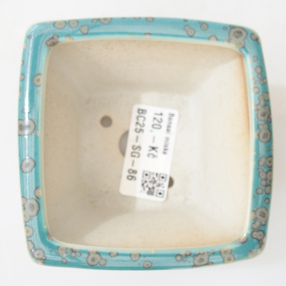 Schale 8,5 x 8,5 x 6 cm blau