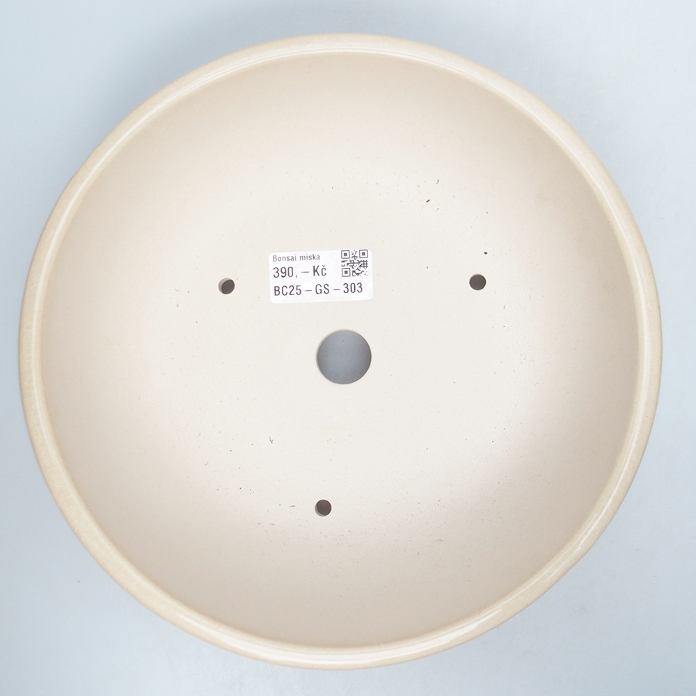 Schale 21 x 21 x 8,5 cm beige