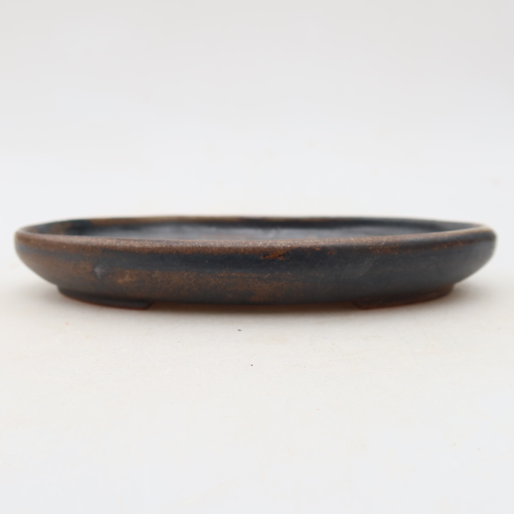 Keramik-Bonsai-Schale 17 x 12 x 2,5 cm, Farbe: braun