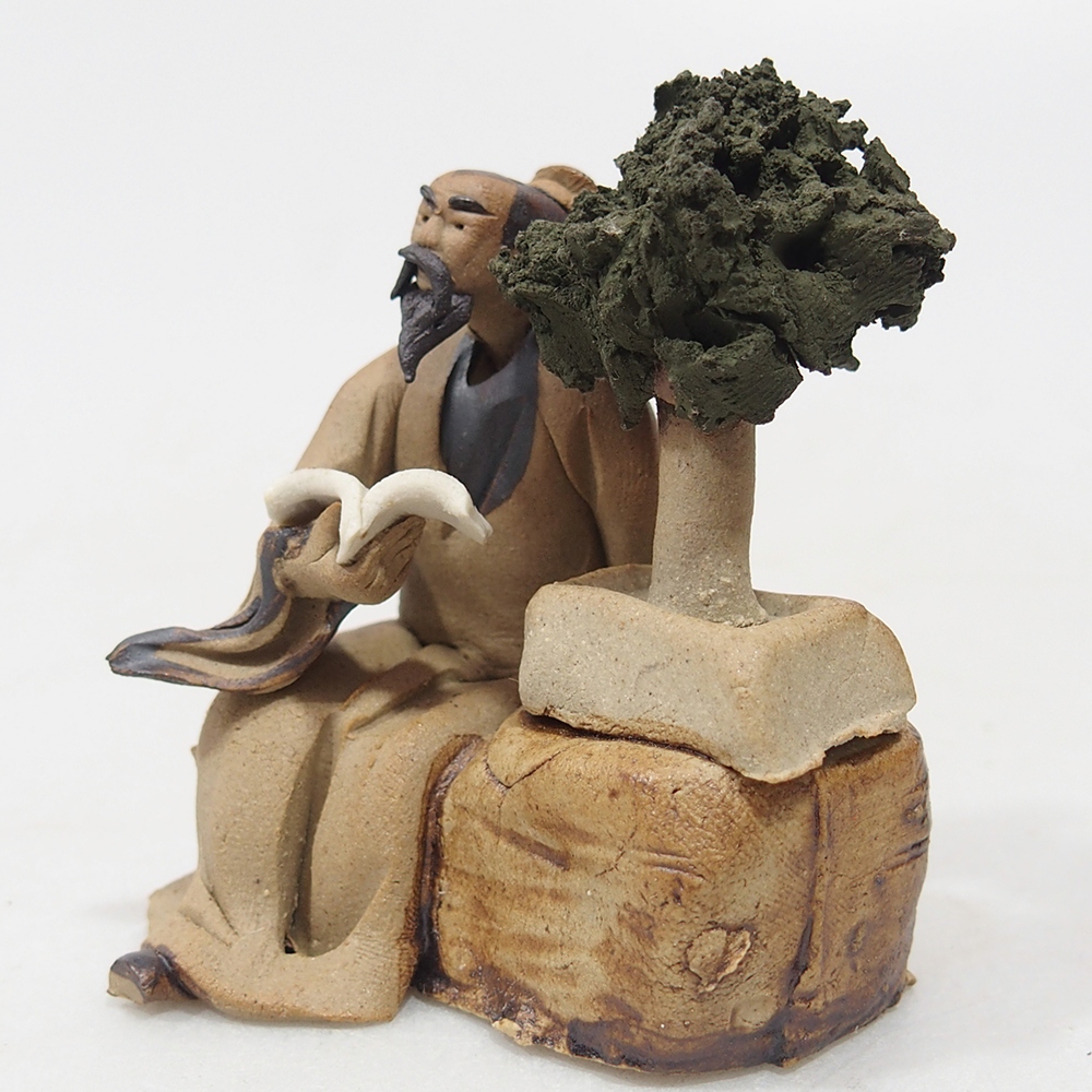 Keramik-Figur - Bonsaiista