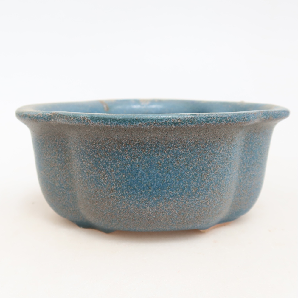 Keramik-Bonsai-Schale 13,5 x 11 x 6 cm, Farbe: Blau