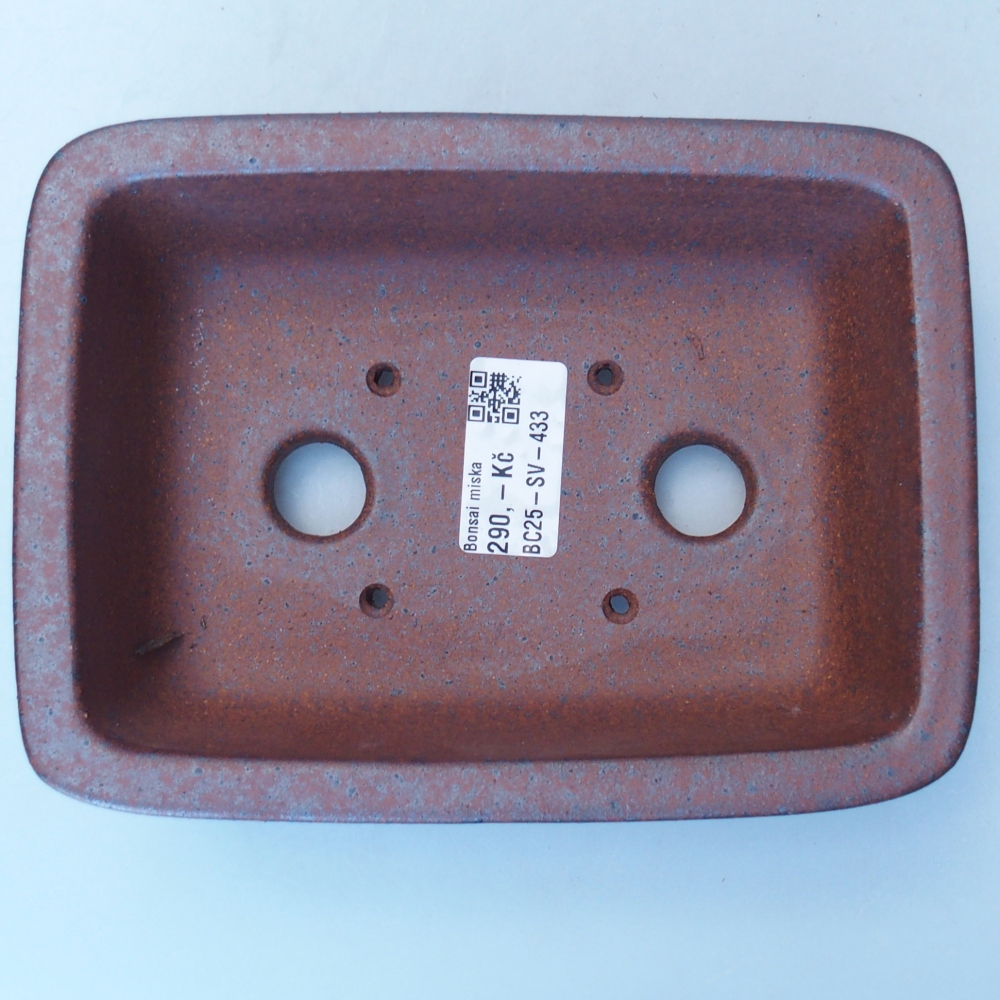 Schale 17 x 13 x 6 cm braun