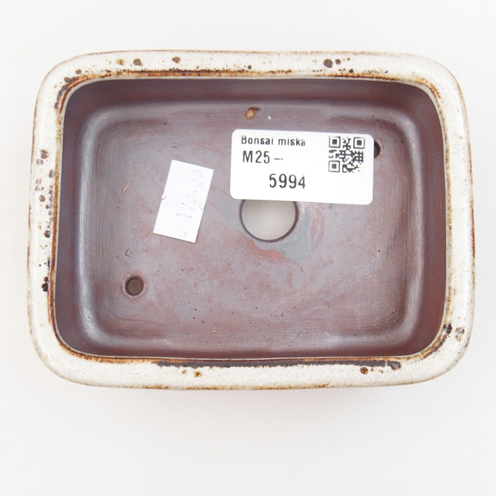 Bonsaischale aus Keramik 15,5 x 12 x 6 cm, Farbe blau