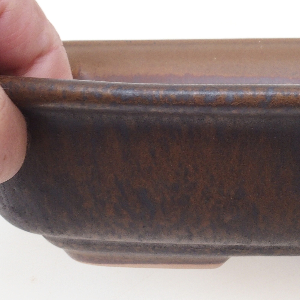 Bonsaischale H09 - 30 x 23 x 7,5 cm - braun