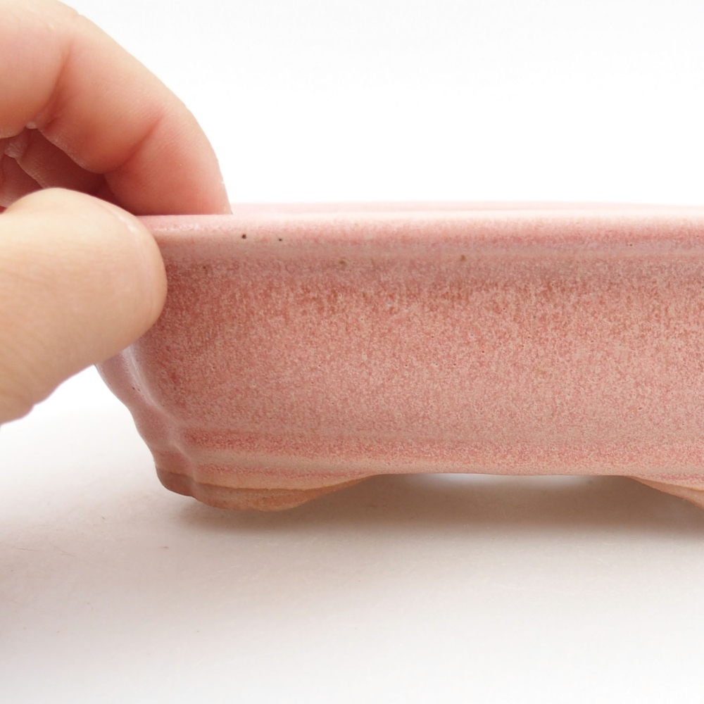 Bonsaischale aus Keramik 15,5 x 12 x 6 cm, Farbe blau