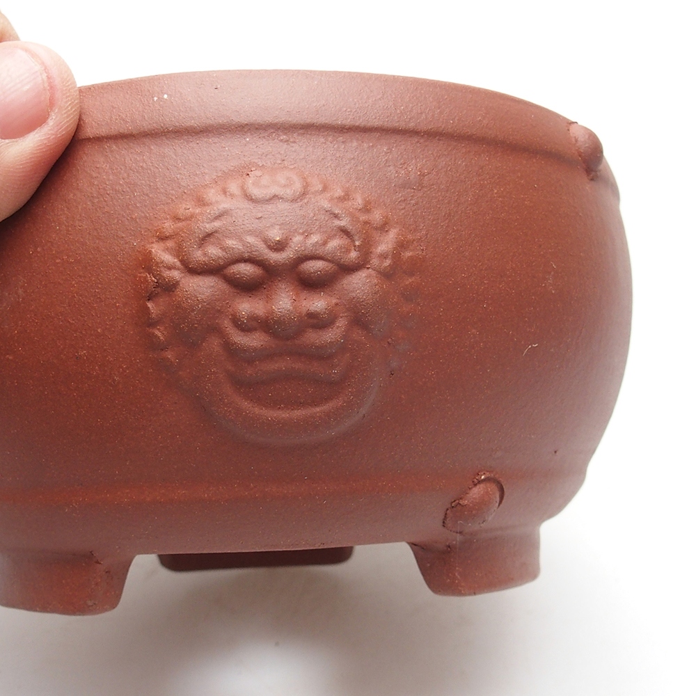 Schale 15 x 15 x 8 cm ziegelfarben