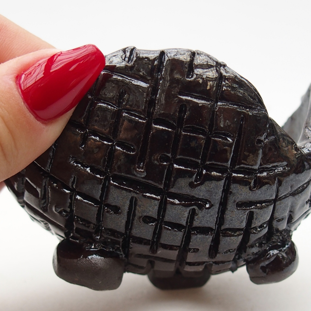 Keramikschale 9 x 9 x 6 cm , Farbe schwarz