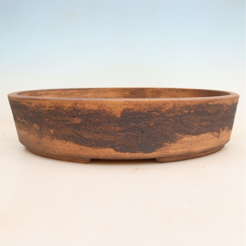 Keramik-Bonsai-Schale 37 x 30,5 x 8 cm, Farbe: braun
